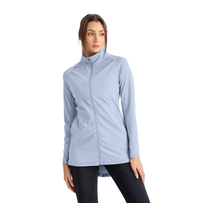 Libra Fitness Performance Jacket For Women, Dusty Blue