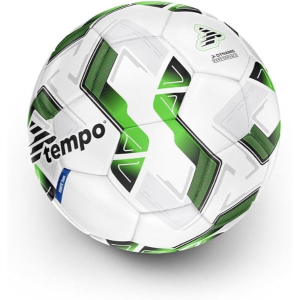 Tempo Ignite Team Football For Unisex, White&Green