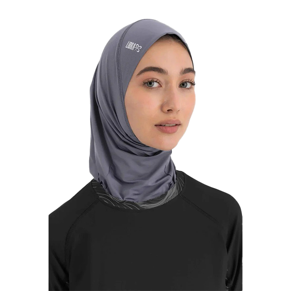 LIBRA ULTRA-FIT SWIM HIJAB FOR WOMEN, CHARCOAL