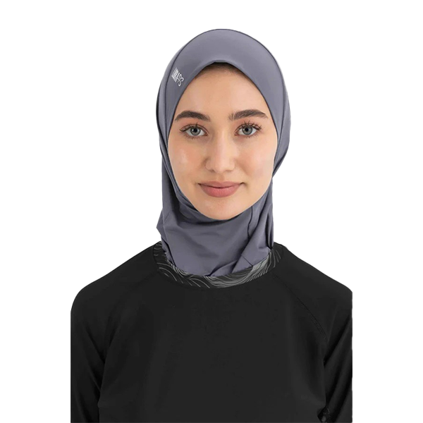 LIBRA ULTRA-FIT SWIM HIJAB FOR WOMEN, CHARCOAL
