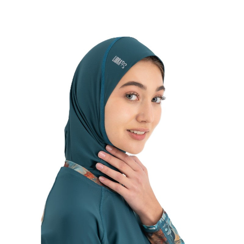 Libra Ultra-Fit Swim Hijab For Women, Deep Teal