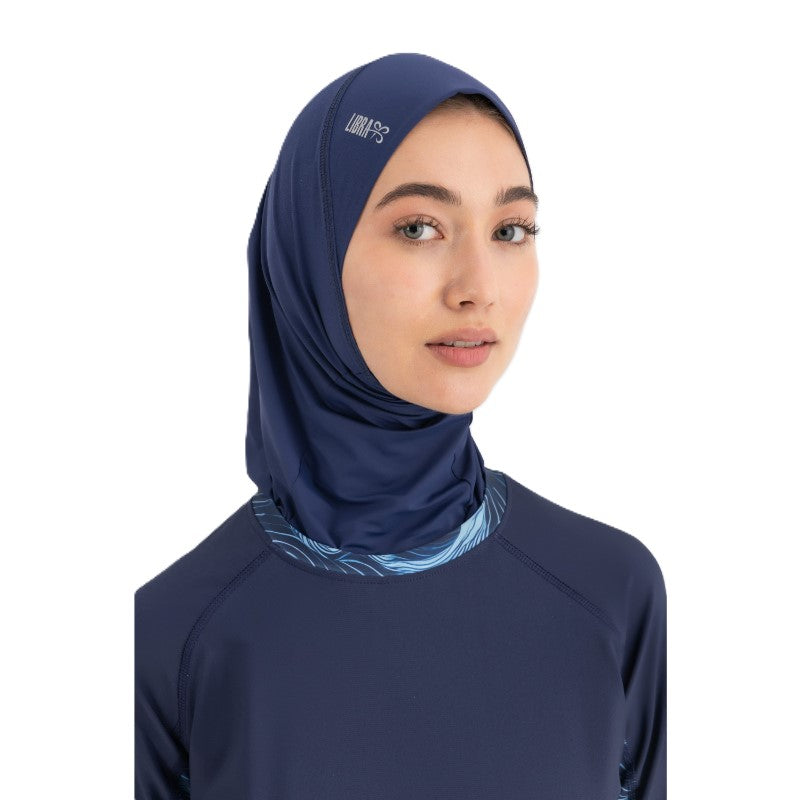 Libra Ultra-Fit Swim Hijab For Women, Navy