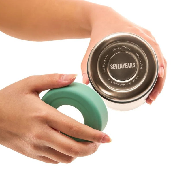 Sevenyears Flask 700 Straw Lid, Opal
