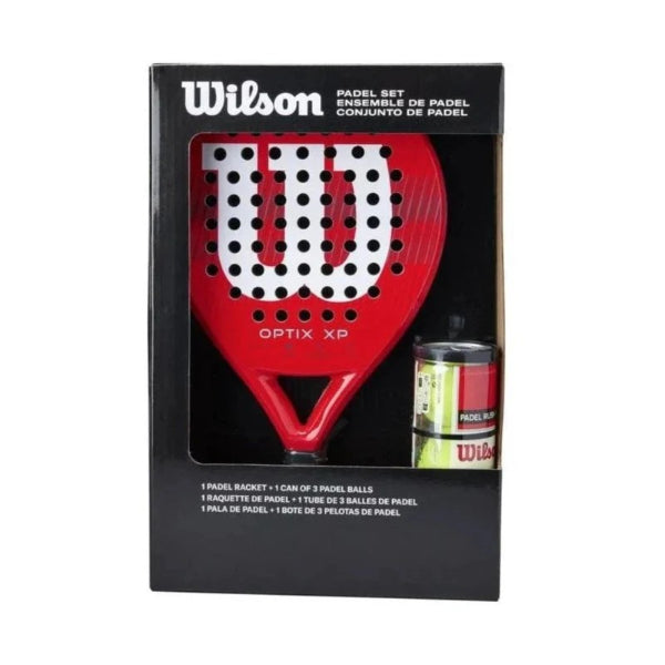 Wilson Optix Xp Padel Rackets Kit Box Sku Red 2