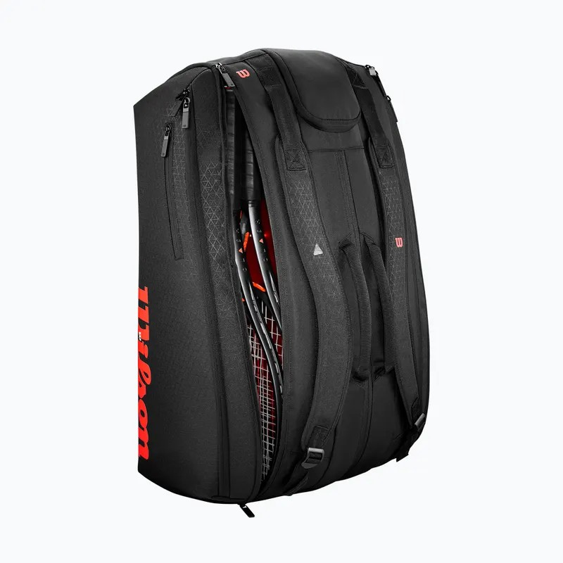 Wilson Clash V3 15Pk Racket Bag Black/Infrared