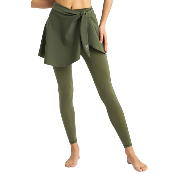 LIBRA WAVE COVER-UP SKIRT FOR WOMEN, LODEN GREEN
