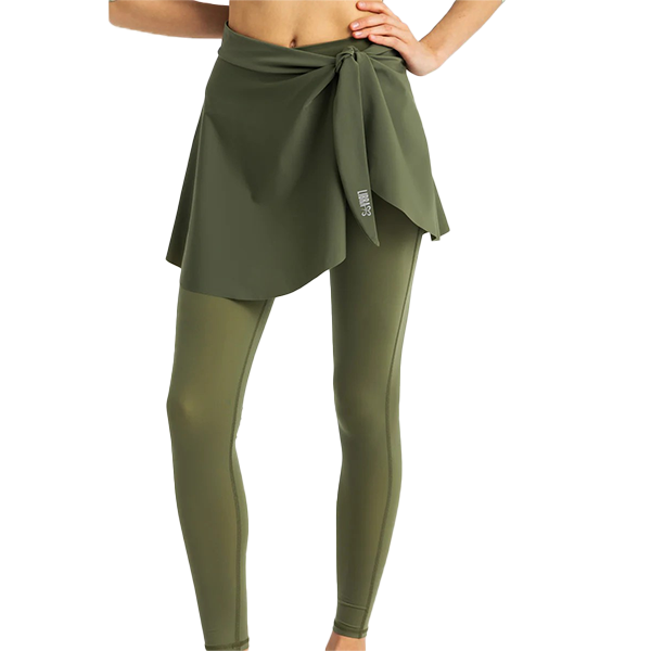 LIBRA WAVE COVER-UP SKIRT FOR WOMEN, LODEN GREEN