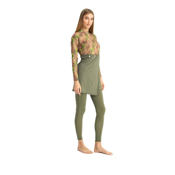 Libra Motion Wave Swim Top For Women, Forest Haze
