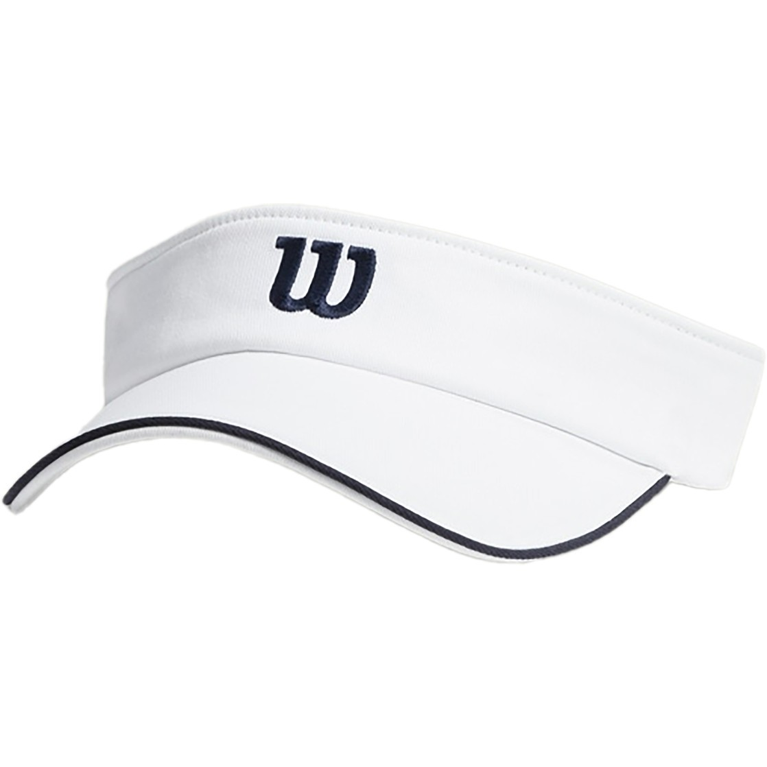 WILSON U CLASSIC VISOR, BRIGHT WHITE