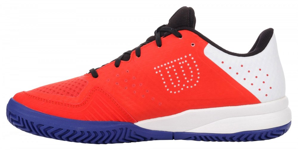 Wilson Kaos Stroke 2.0 Shoes For Men, White & Orange