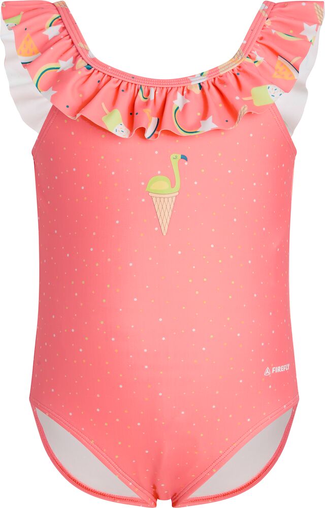 قطعة سباحة فاير فلاي للأطفال، وردي