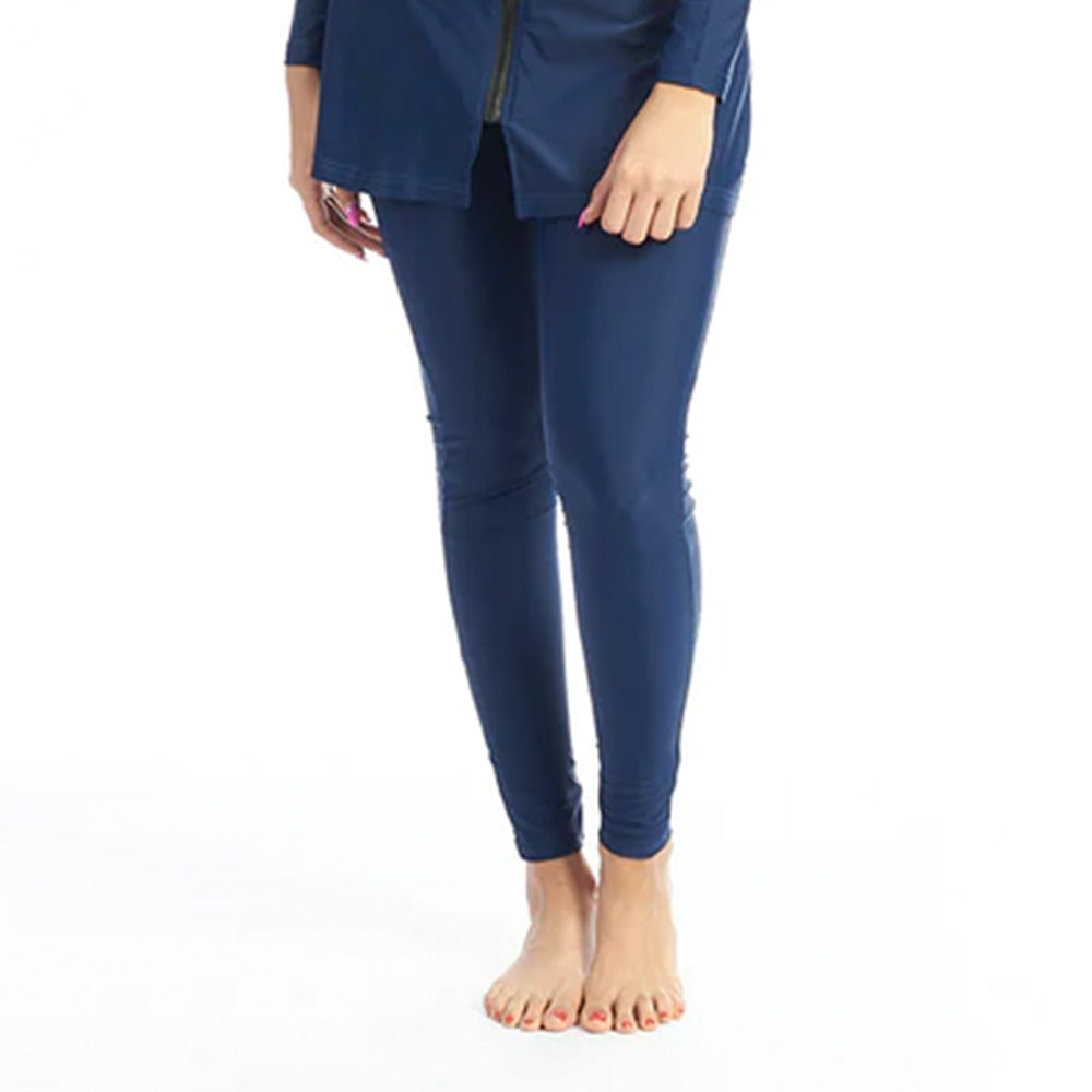 بنطال سباحة مطاطي للنساء من Energetics، أزرق داكن