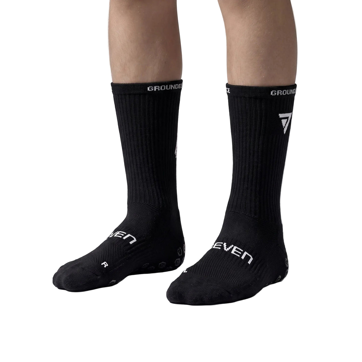 Seven Performance Football Socks For Junior Black