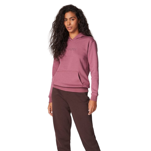 Skechers Signature Hooded Sweatshirt For Women, Dark Mauve