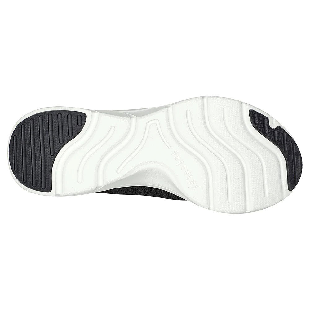Skechers D'Lux Comfort Bliss Galore Shoes For Women, Black & White