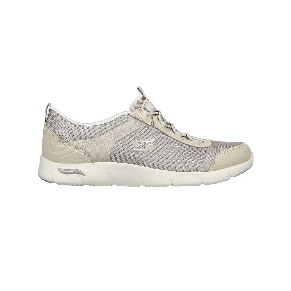 Skechers Lifestyle Arch Fit Refine Shoes For Women, Dark Lavender & Grey