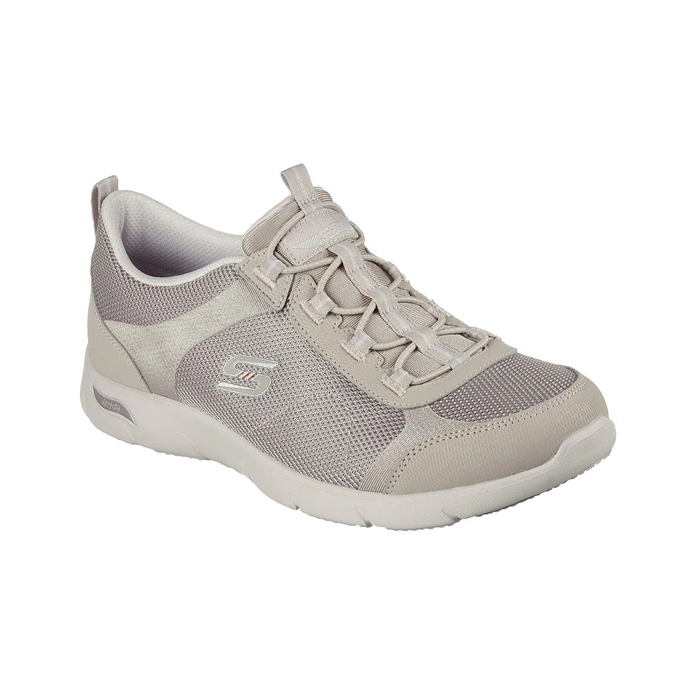 Skechers Lifestyle Arch Fit Refine Shoes For Women, Dark Lavender & Grey