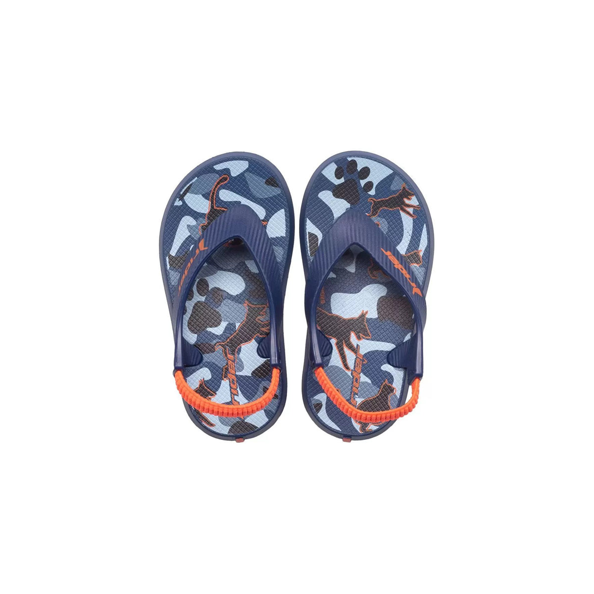 Rider Swimming Sandal For Kids, Blue & Orange