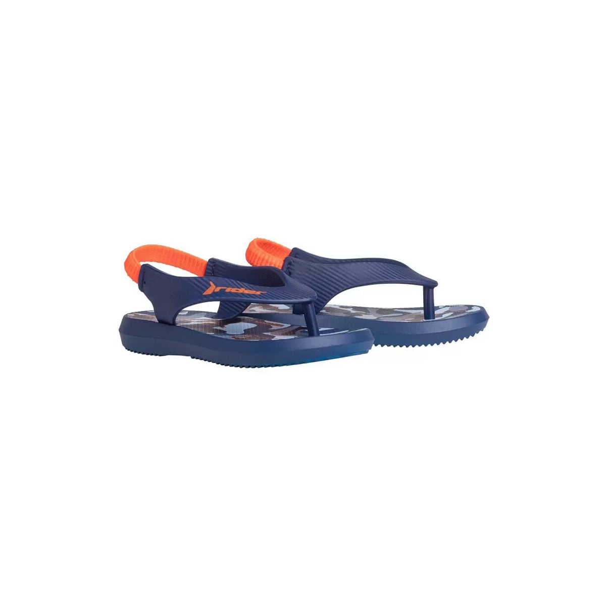 Rider Swimming Sandal For Kids, Blue & Orange