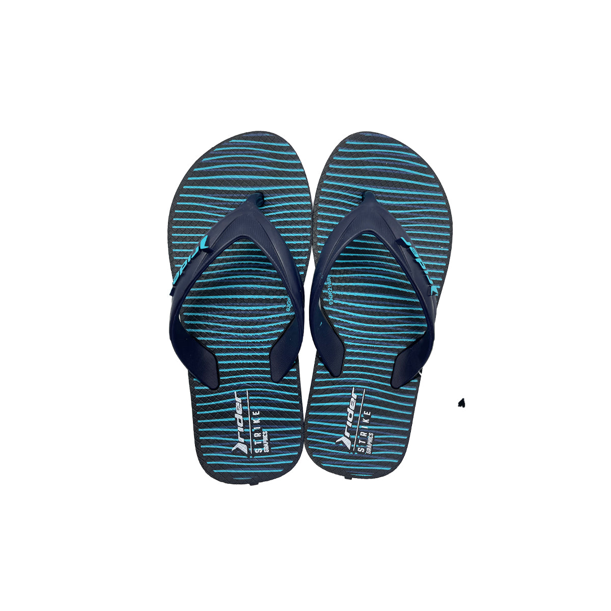 Rider Swimming Flip Flop For Kids, Black & Blue