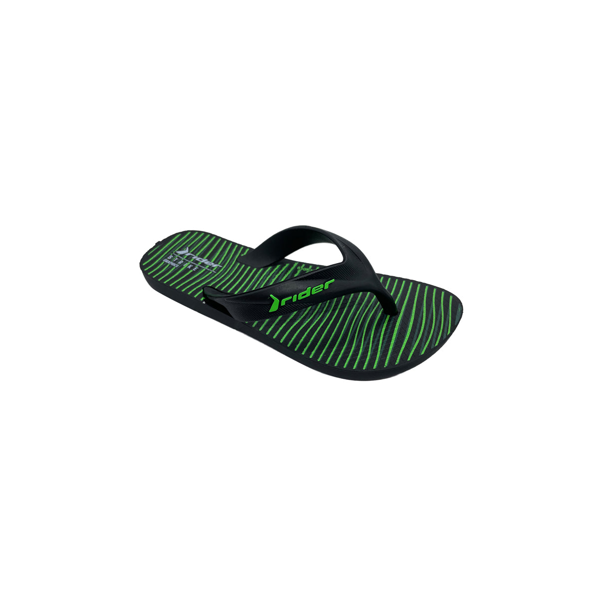 Rider Swimming Flip Flop For Kids, Black & Green