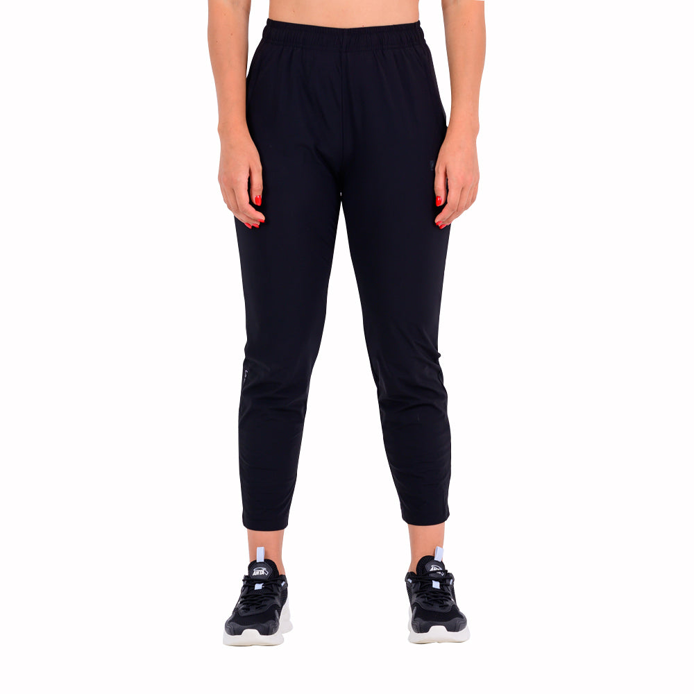 Anta Knit Ankle Pants For Women, Black