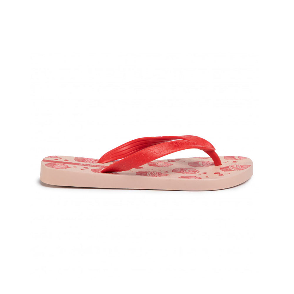 Ipanema Printed Flip-Flops, Cherry Red