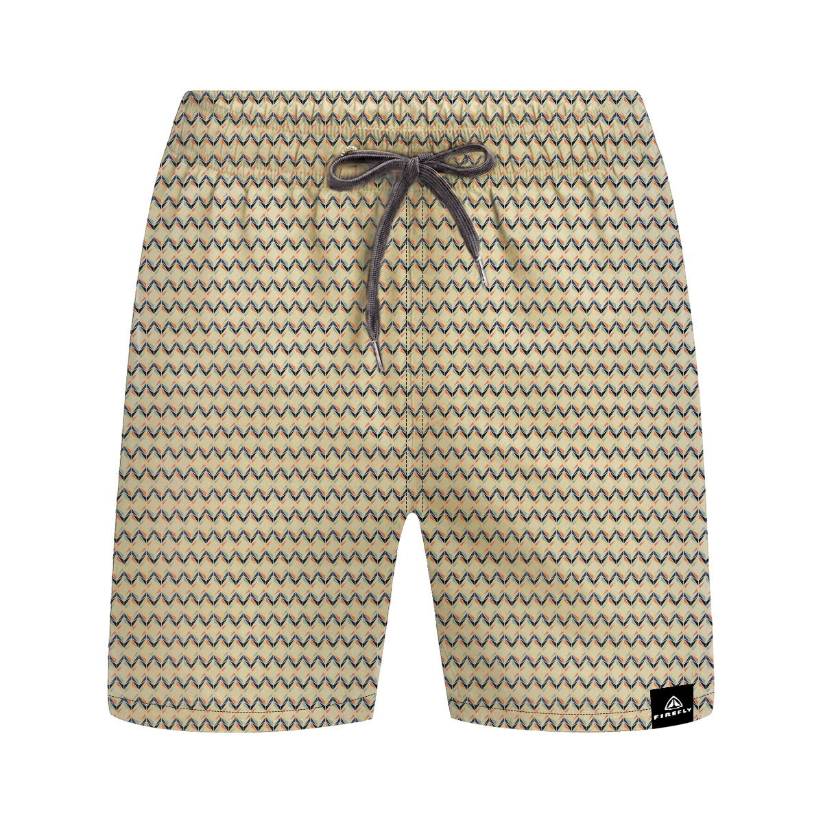 Firefly Swimming Short For Men, Beige & Navy