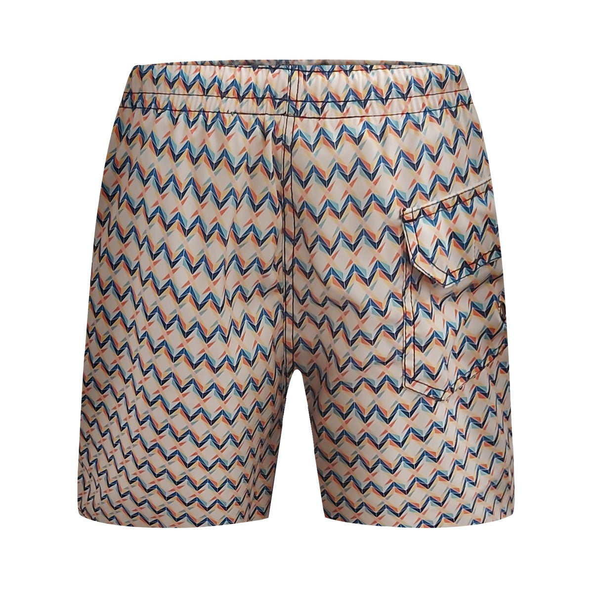 Firefly Swimming Short For Men, Beige & Navy