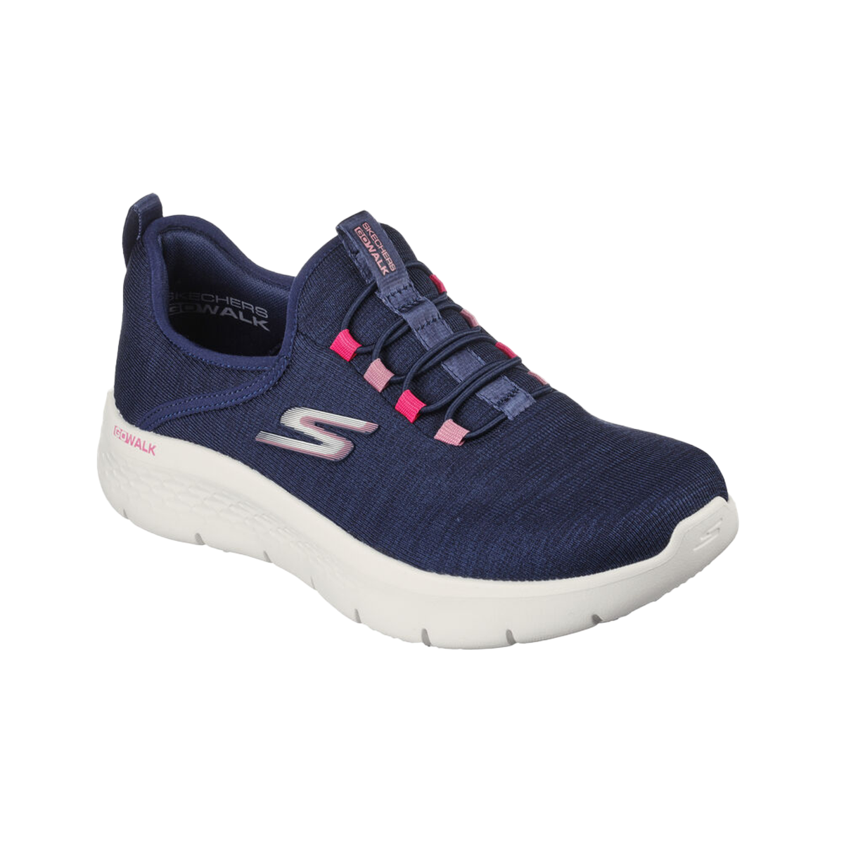 Skechers Go Walk Flex Lucky Shoes For Women, Navy