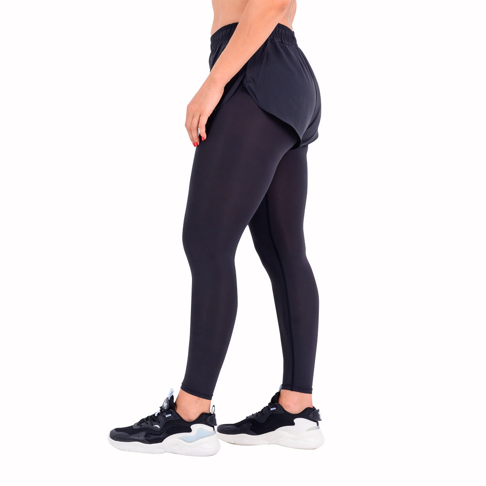 Anta Elastic Tight Leggings For Women, Black