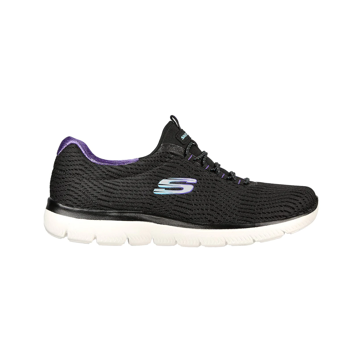 Skechers Summits Next Wave Shoes For Women, Black & Purple