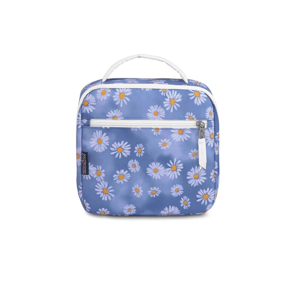 Jansport Lunch Bag For Unisex, Blue & White
