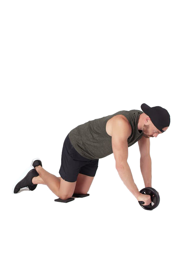 Skechers Fitness Ab Roller For Unisex, Black