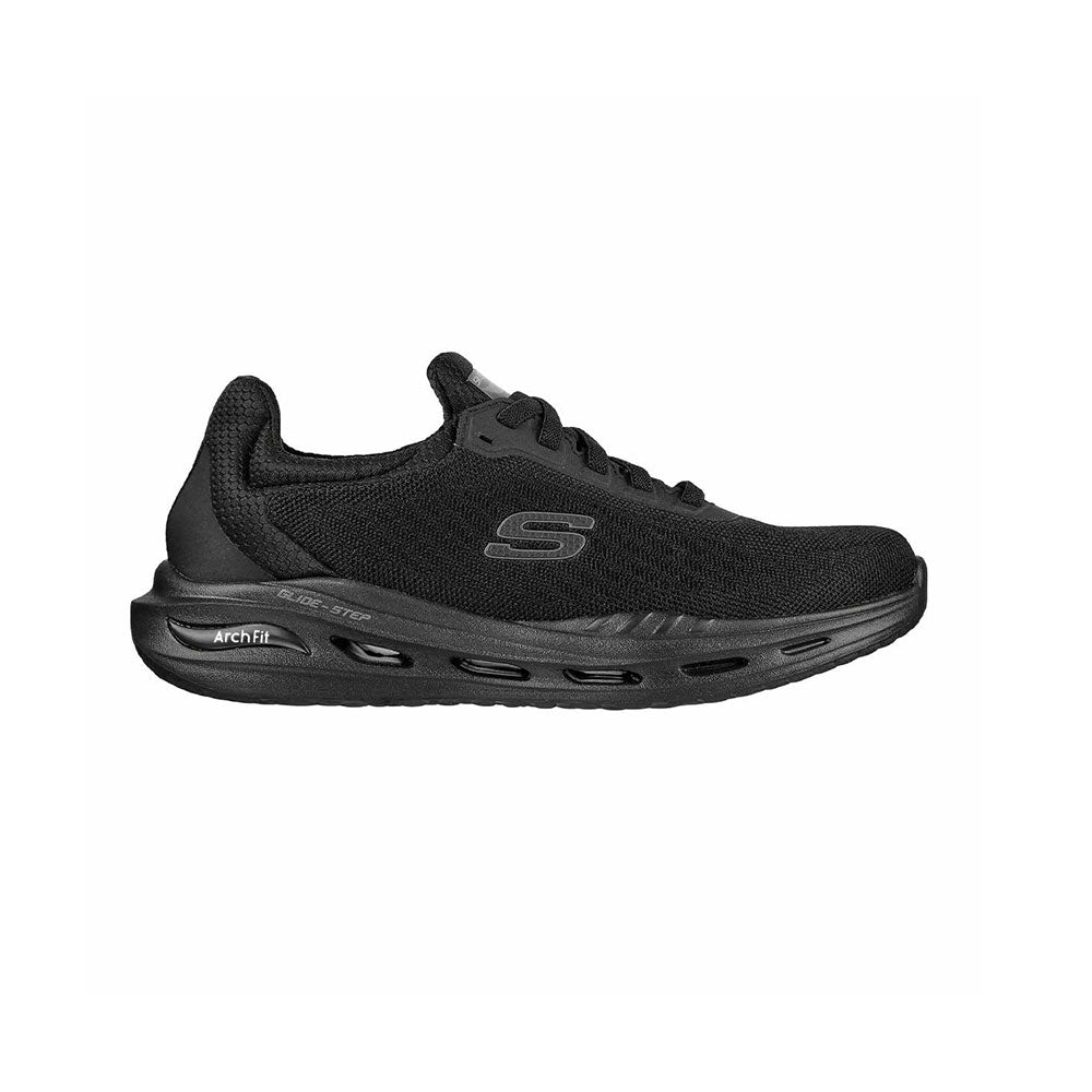Skechers Arch Fit Orvan Trayver Sports Lifestyle Shoes For Men, Black