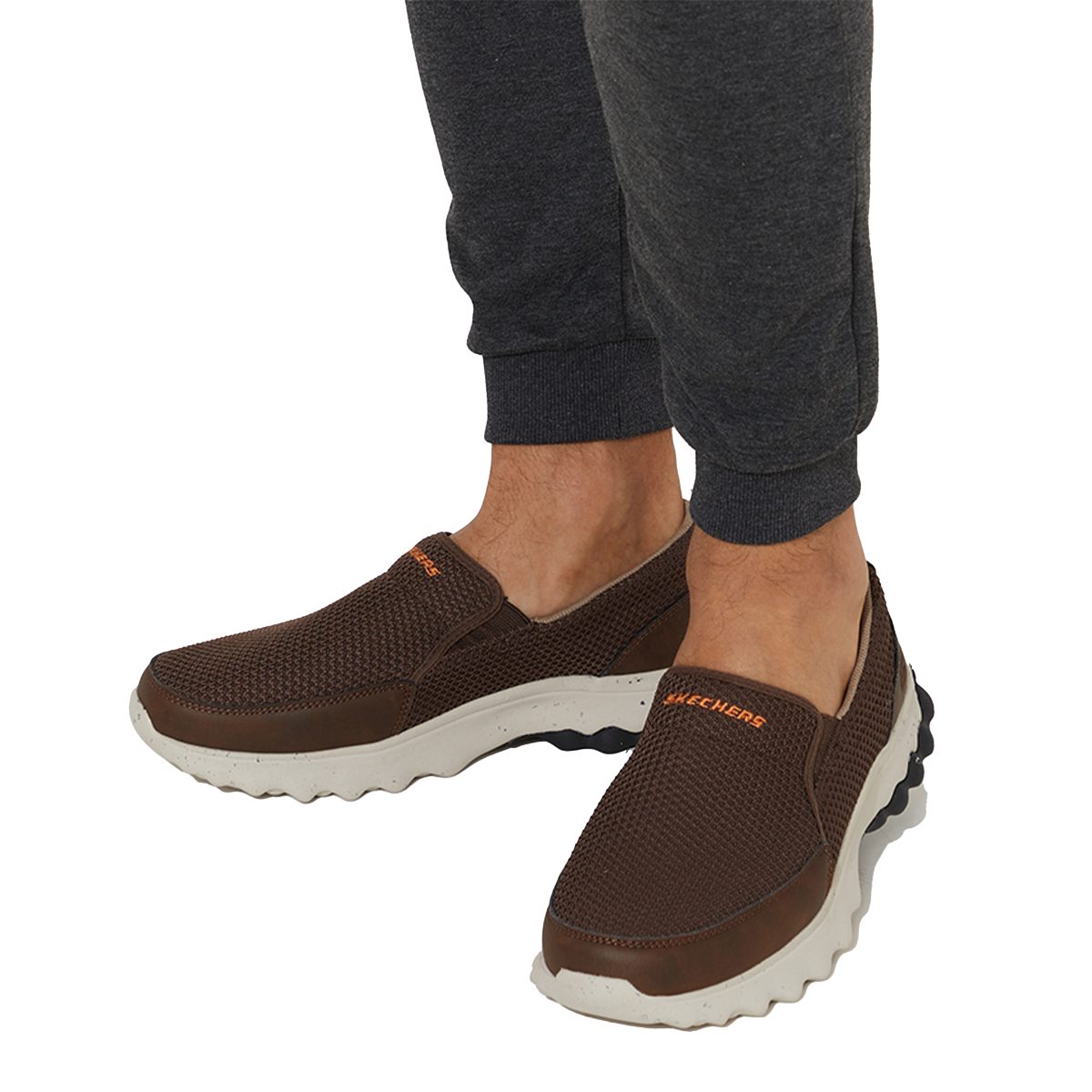 Skechers Voston Lifestyle Shoes For Men, Brown