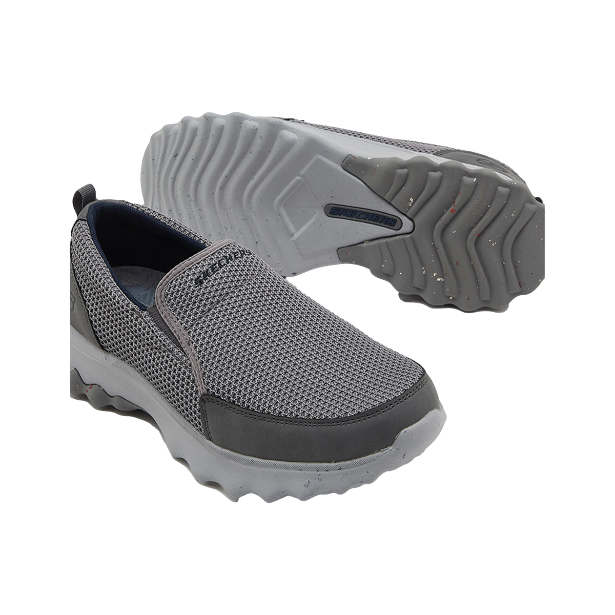 Skechers Voston Lifestyle Shoes For Men, Charcoal