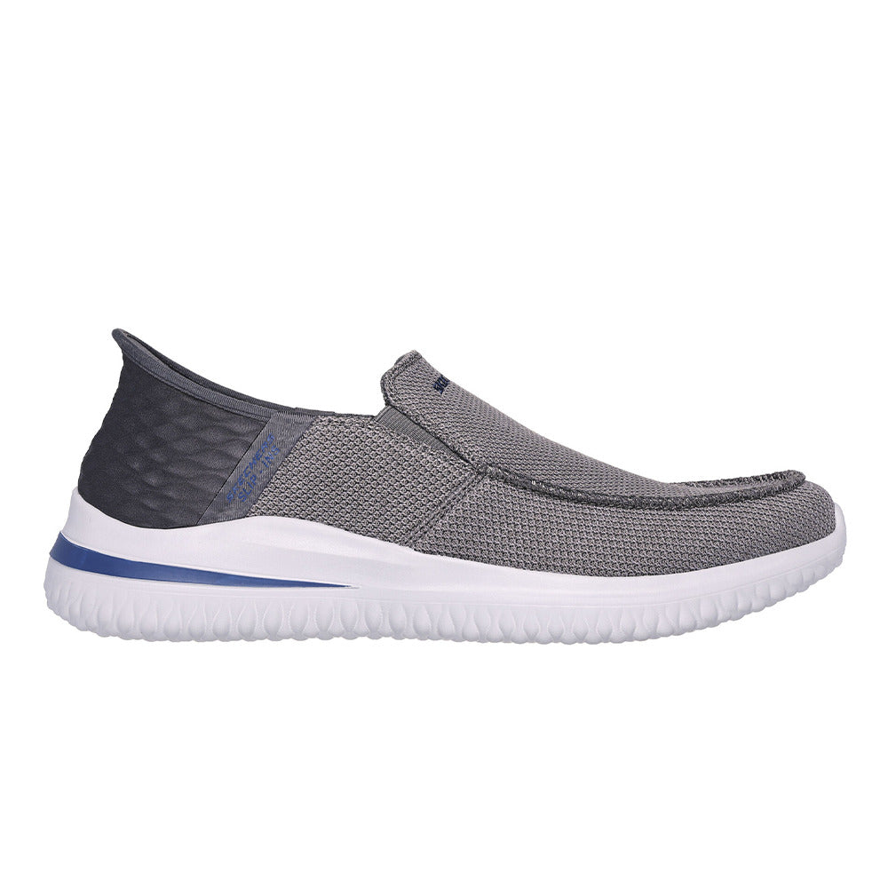 Skechers Slip-Ins Delson 3.0 Cabrino Lifestyle Shoes For Men, Grey