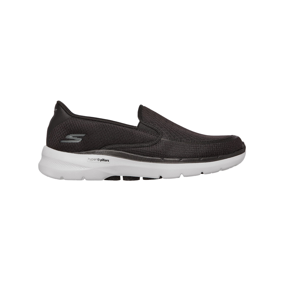Skechers Go Walk 6 Orva Shoes For Men, Black & Grey