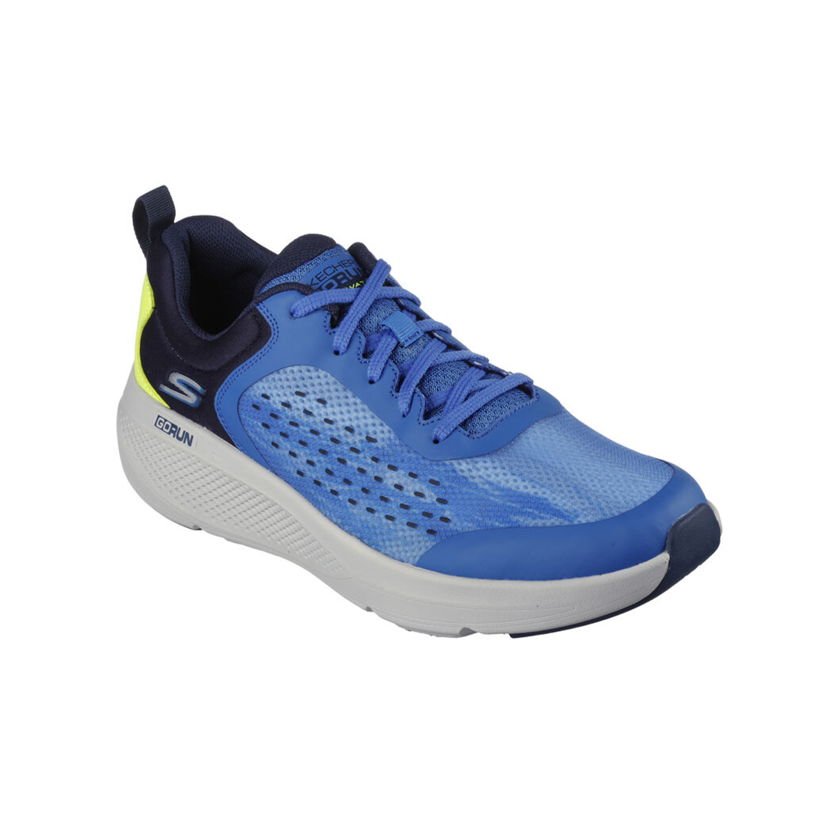 Skechers Go Run Elevete Vendura Shoes For Men, Blue & Yellow