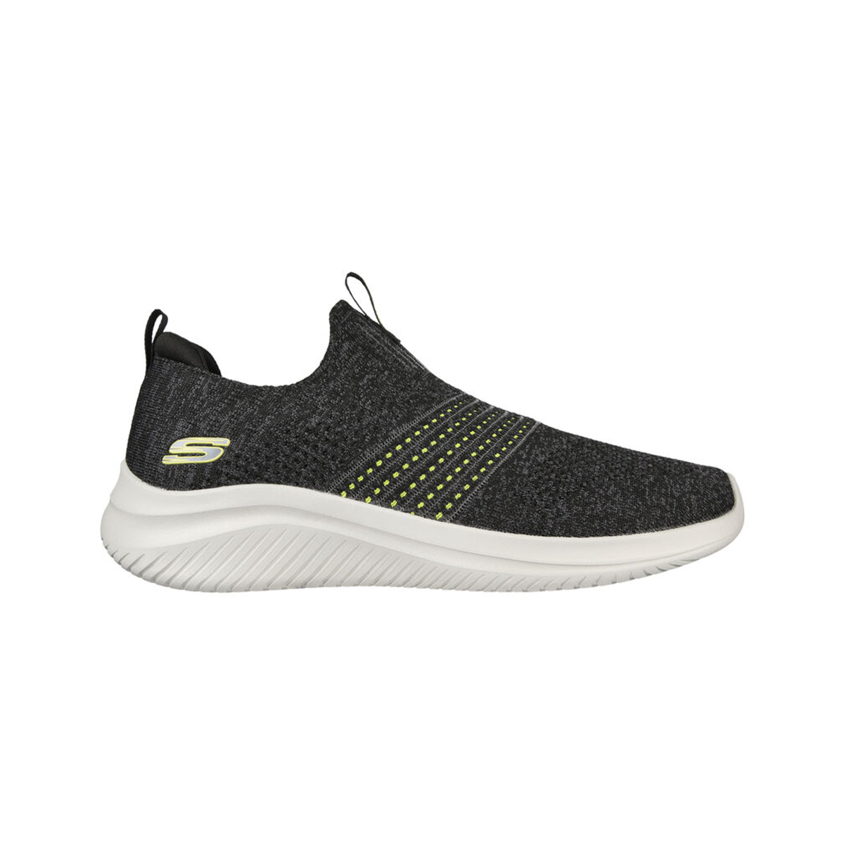 Skechers Ultra Flex 3.0 Wintek Shoes For Men, Black & Lime