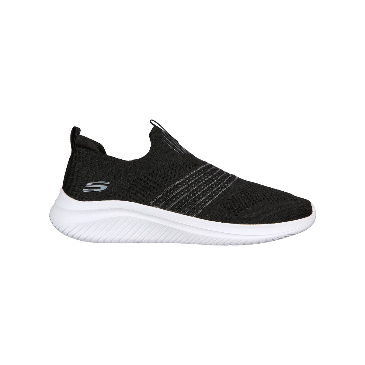 Skechers Ultra Flex 3.0 Lifestyle Shoes For Men, Black & White