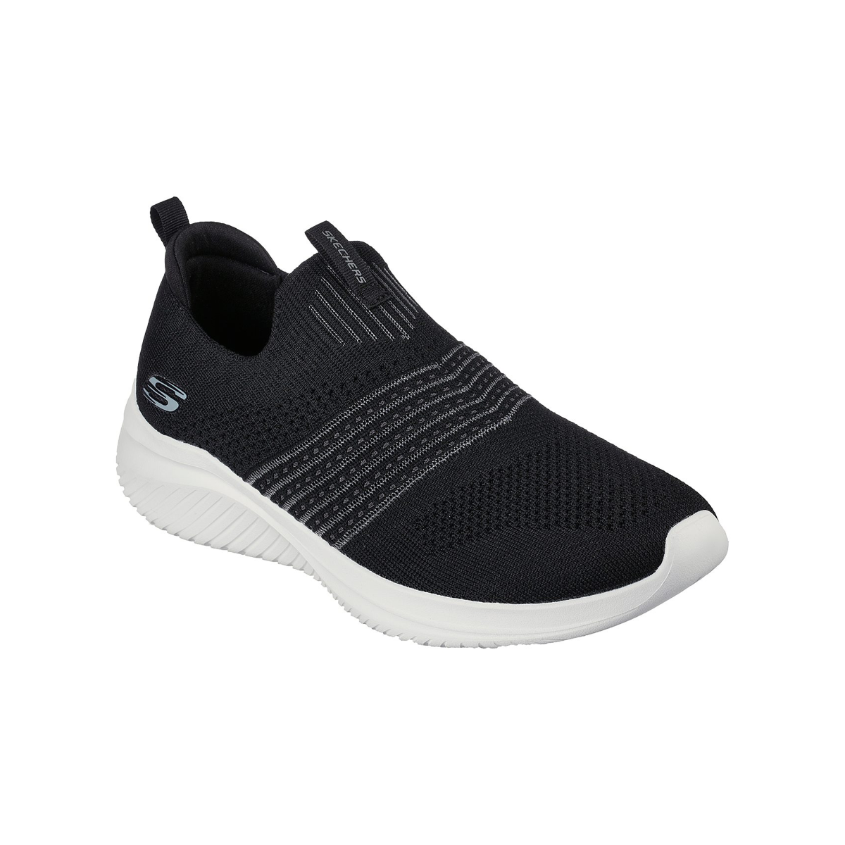 حذاء Skechers Ultra Flex 3.0 Lifestyle للرجال، باللونين الأسود والأبيض