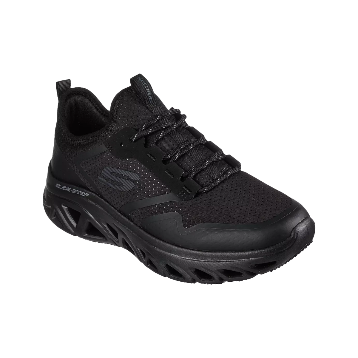 Skechers Glide Step Sports Shoes For Men, Black