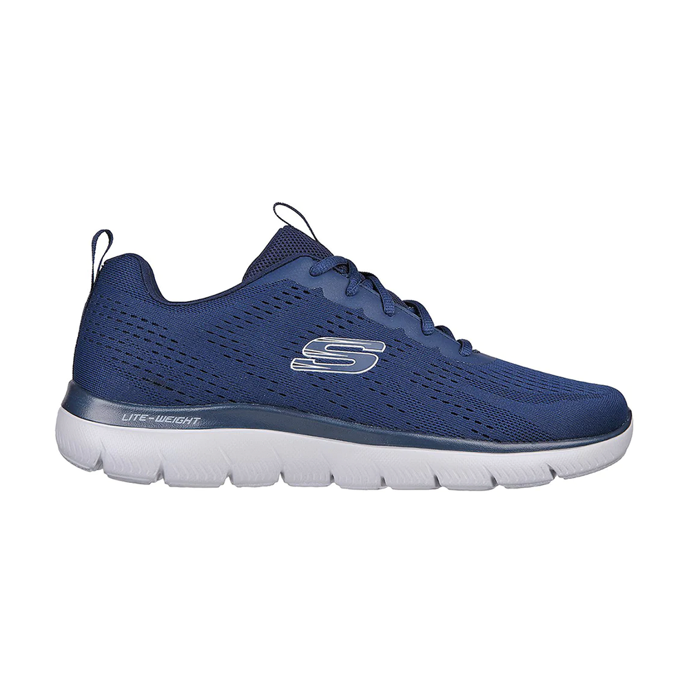 Skechers Summits Sports Lifestyle Shoes For Men, Navy & Grey
