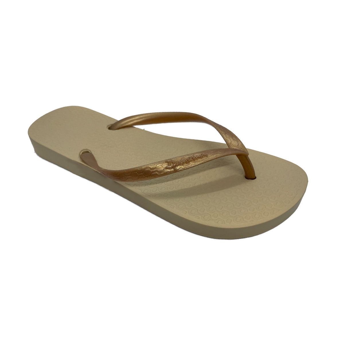 Ipanema Flip Flop For Women, Beige & Gold