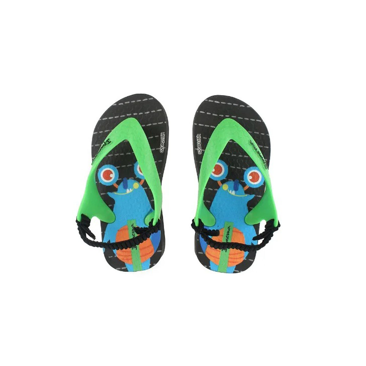 Ipanema Swimming Sandal For Kids, Black & Green