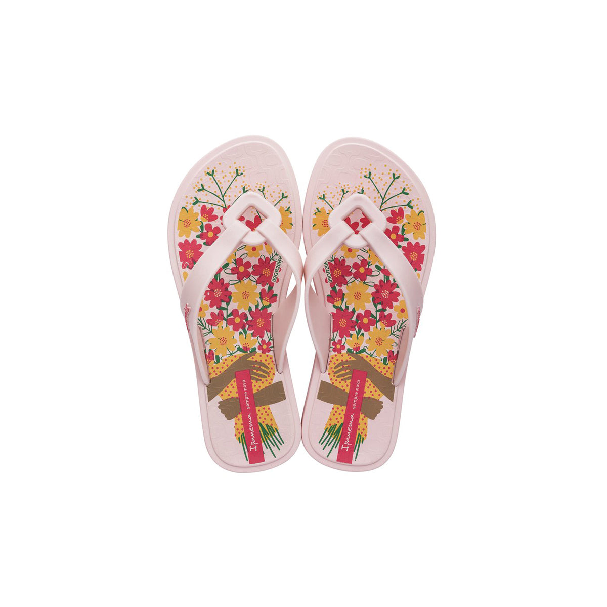 Ipanema Swimming Flip Flop For Kids, Pink & Beige