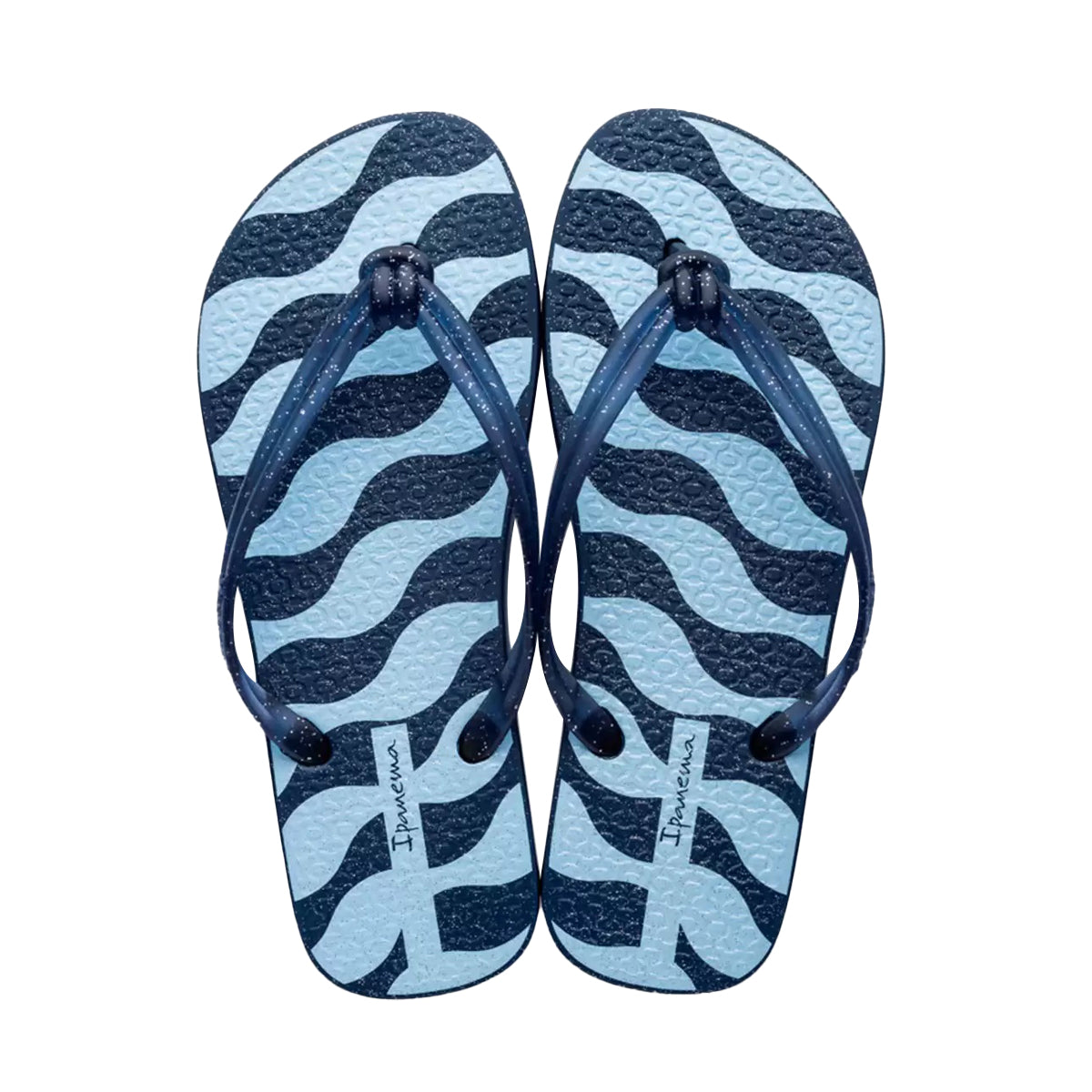 Ipanema Flip-Flops For Women, Light Blue & Navy