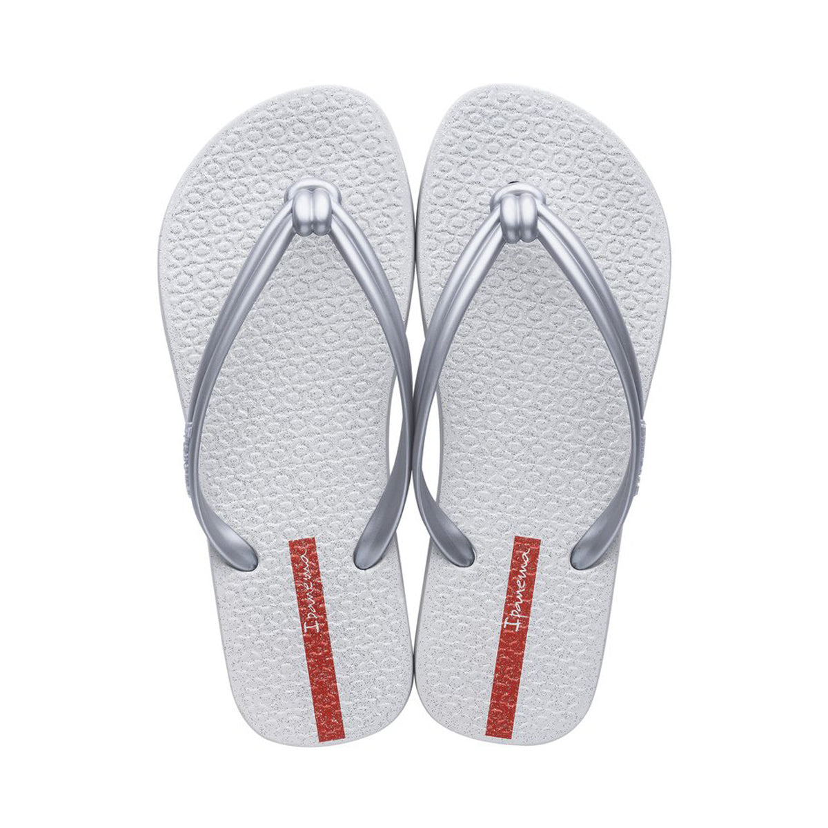 Ipanema Flip Flop For Women, Grey & Silver